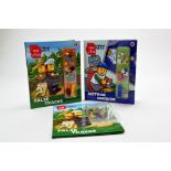 Lego City Trio of Annuals including Minifigure packs. Two Sealed. One Loose.