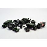 Dinky Diecast Military group comprising various issues. Generally Excellent.