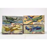 Airfix 1/72 Plastic Model Kit comprising Arado AR196 plus ME110-D, Helldiver and Lockheed