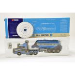 Corgi Diecast Truck Issue comprising No. CC12801 Scania T Feldbinder Tanker in livery of Ian