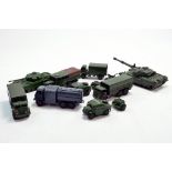 Dinky Diecast Military group comprising various issues. Generally fair to good.