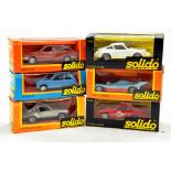 Solido 1/43 Diecast Group comprising No. 39, 72, 63, 68, 38 and another 68. Excellent to Near Mint