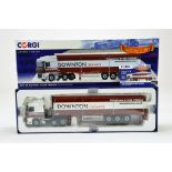 Corgi Diecast Truck Issue comprising No. CC14116 DAF XF Moving Floor Trailer in livery of Downton. E