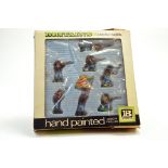 Britains No. 7452 Plastic Figure set comprising Federal Models. Content Excellent in Fair Box.