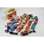 An interesting large group of slot car items comprising scalextric, revell and others. Untested