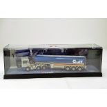 Corgi 1/50 Diecast Truck Issue comprising No. 75101 ERF Tanker in the livery of Gulf Oil.