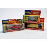 Dinky No. 267 Paramedic Truck plus 978 Refuse Wagon and 417 Motorway Ford Transit Van. Generally