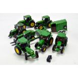 Britains and Siku 1/32 Farm issues comprising mainly John Deere Tractor group. Generally Good to