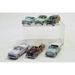 Franklin Mint group of high detail 1/43 diecast American Classic Cars. Generally Excellent.