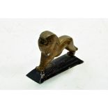 F. Kew & Co 1924 Wembley Exhibition souvenir figure of a Lion on a plinth. Rare piece.