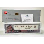 WSI Precision Diecast Truck Issue comprising Scania 143 streamline with fridge trailer. In the