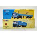 Corgi 1/50 diecast truck issues comprising No. 21401 AEC Fridge Trailer in livery of Walls plus