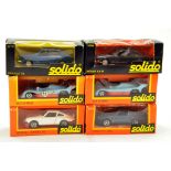 Solido 1/43 Diecast Group comprising No. 91, 38, 24, 1096, 38 and 63. Excellent to Near Mint in