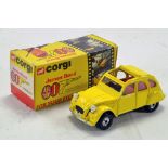 Corgi No. 51655 Citroen 2CV James Bond For Your Eyes Only issue. Complete example is Excellen to
