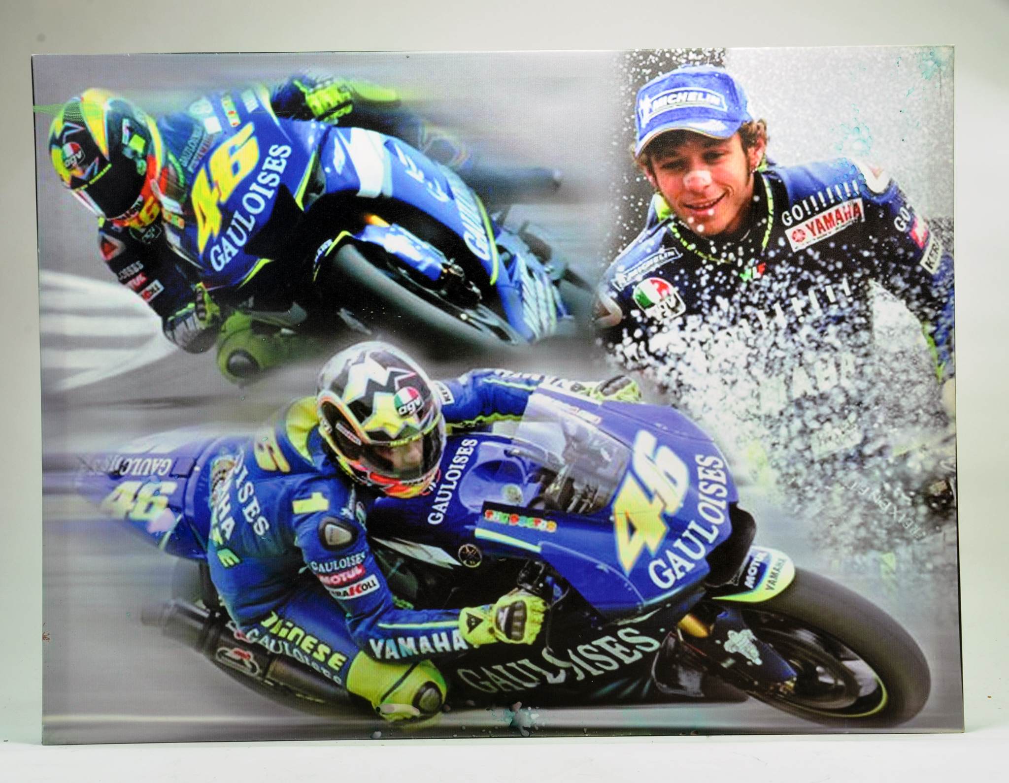 Large Canvas Print of Rossi. Wooden backed.