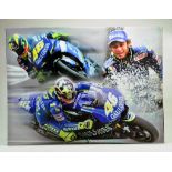 Large Canvas Print of Rossi. Wooden backed.