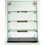An original Corgi Ex-Shop Point of Sale Glass Display Cabinet. 3 Tiers with Corgi Labelling. Would
