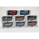 A group of Norev diecast issues in 1/43 comprising Fiats in various colours. As New.