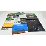 Automobilia Group comprising ex Mercedes sales literature inc spec sheets, bulletins etc. Well