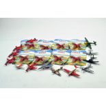 Matchbox Red Arrows group of diecast aircraft plus carded 'Flight Scenes' issues and others.