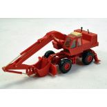 Bourbon Plastic Issue Poclain Wheeled Excavator. Comes with no box but generally complete, perhaps