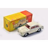 Dinky No. 144 Volkswagen 1500 Saloon with off white body, red interior, silver trim and chrome