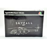 Italeri 1/72 Model Aircraft Kit comprising Agusta Westland Helicopter, Skyfall Special. Ex Trade