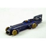 Johillco 1930's Pre-war land speed record car, 'Bluebird'. This synonomous relic has seen better