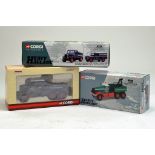 Corgi 1/50 Diecast Truck issue comprising No. 16601 Scammell Highwayman and Land Rover, Pickfords