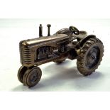 Unknown 1/16 Massey Harris 44 Tractor in Pewter. Heavy item is excellent.