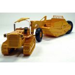 First Gear 1/25 Impressive Super Detailed CAT D9 Crawler Tractor with CAT Scraper No Box/Boxes but