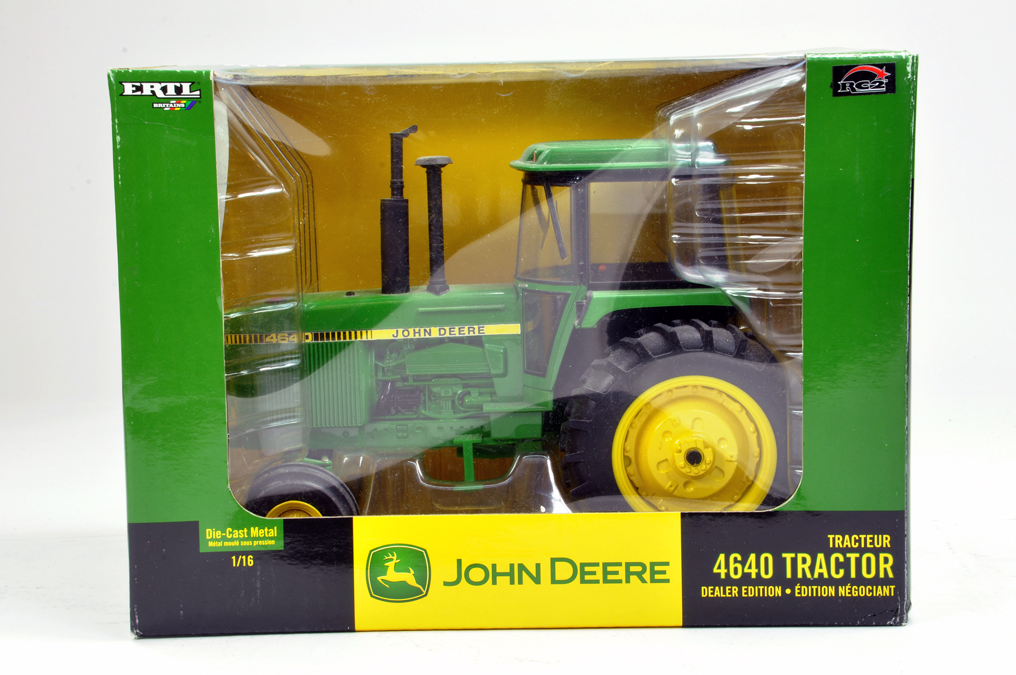 Ertl 1/16 Dealer Edition John Deere 4640 Tractor. 2WD. Superb Model looks excellent with Box.