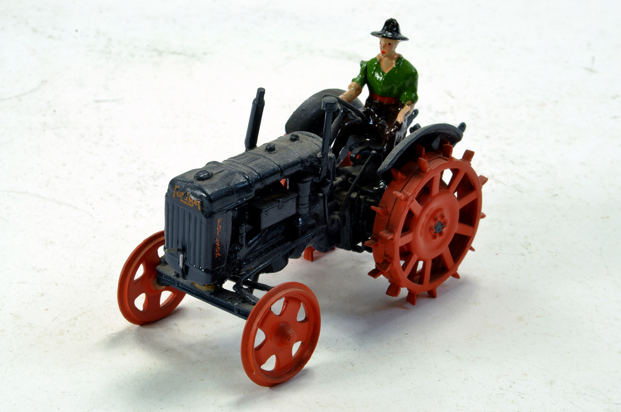 Britains Recast 1/32 Fordson E27N Tractor with Original Driver. Comes with no box but generally