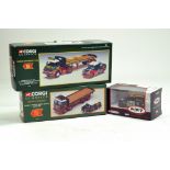 Corgi 1/50 Diecast Truck issue comprising Eddie Stobart Limited Edition Duo and Mini Racing 7 Club
