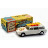 Corgi No. 475 Citroen Safari “1964 Olympics Winter Sports". Part complete with some Skis.