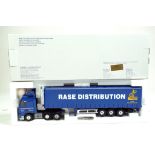 Eligor 1/43 Diecast Truck issue comprising Volvo FH12 (6x2) model truck with curtainside trailer