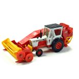 Corgi David Brown 1412 Tractor with JF Combine Attachment. No Box/Boxes but complete and