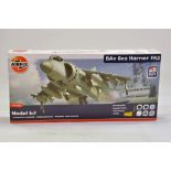 Airfix 1/72 Model Aircraft Kit comprising Royal Navy Bae Sea Harrier. Trade Stock, hence complete.