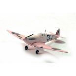 Hand Built Plastic Model Aircraft comprising 1/72 Spitfire. Some light damage expected due to