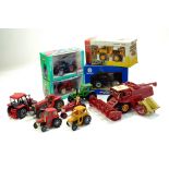 Britains Massey Ferguson 135 Duo plus other farm items. Some Boxed. Some worn, others are good.