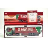 Corgi 1/50 diecast truck issue comprising No. CC14801 Scania 113 Curtainside in the livery of McGawn
