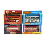 Group of Matchbox Londoner Bus issues. Various liveries and box types. Excellent to Near Mint in