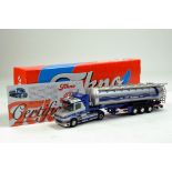 Tekno 1/50 truck issue comprising No. 871 Scania 124L with Tanker in the livery of Van Bentum. Looks