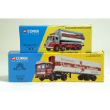 Corgi 1/50 Diecast Truck issue comprising No. 13701 Foden S21 Mickey Mouse, Arrow Carriers plus