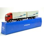 Conrad 1/50 diecast truck issue comprising Volvo FH12 Box Lorry and Trailer. Looks to be complete,