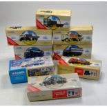 Corgi Diecast commercial group comprising truck issues. Boxes faded but models excellent.