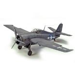 Large Hand Built Plastic Model Aircraft comprising Grumman F4F Wildcat. Some light damage likely
