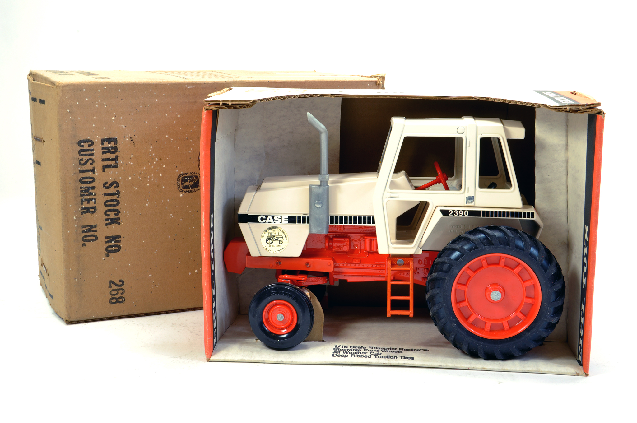 Ertl 1/16 Case 2390 Collector's Edition Tractor. Side Mounted Exhaust. Limited Edition No. 119 of