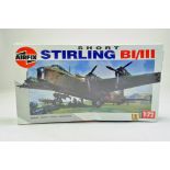 Airfix 1/72 Model Aircraft Kit comprising Short Sterling BI/III. Ex Trade Stock, hence complete.