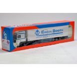 Tekno 1/50 British Collection DAF Fridge Trailer in livery of Ewan Booth. Looks to be complete,